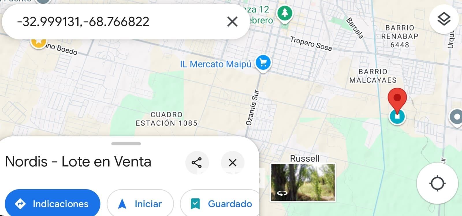 Terreno en Venta en Maipu, Mendoza
