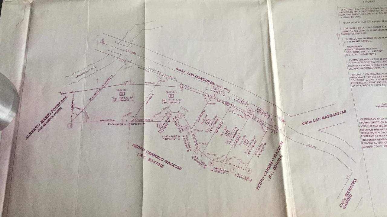 Terreno en Venta en Lujan de Cuyo, Mendoza