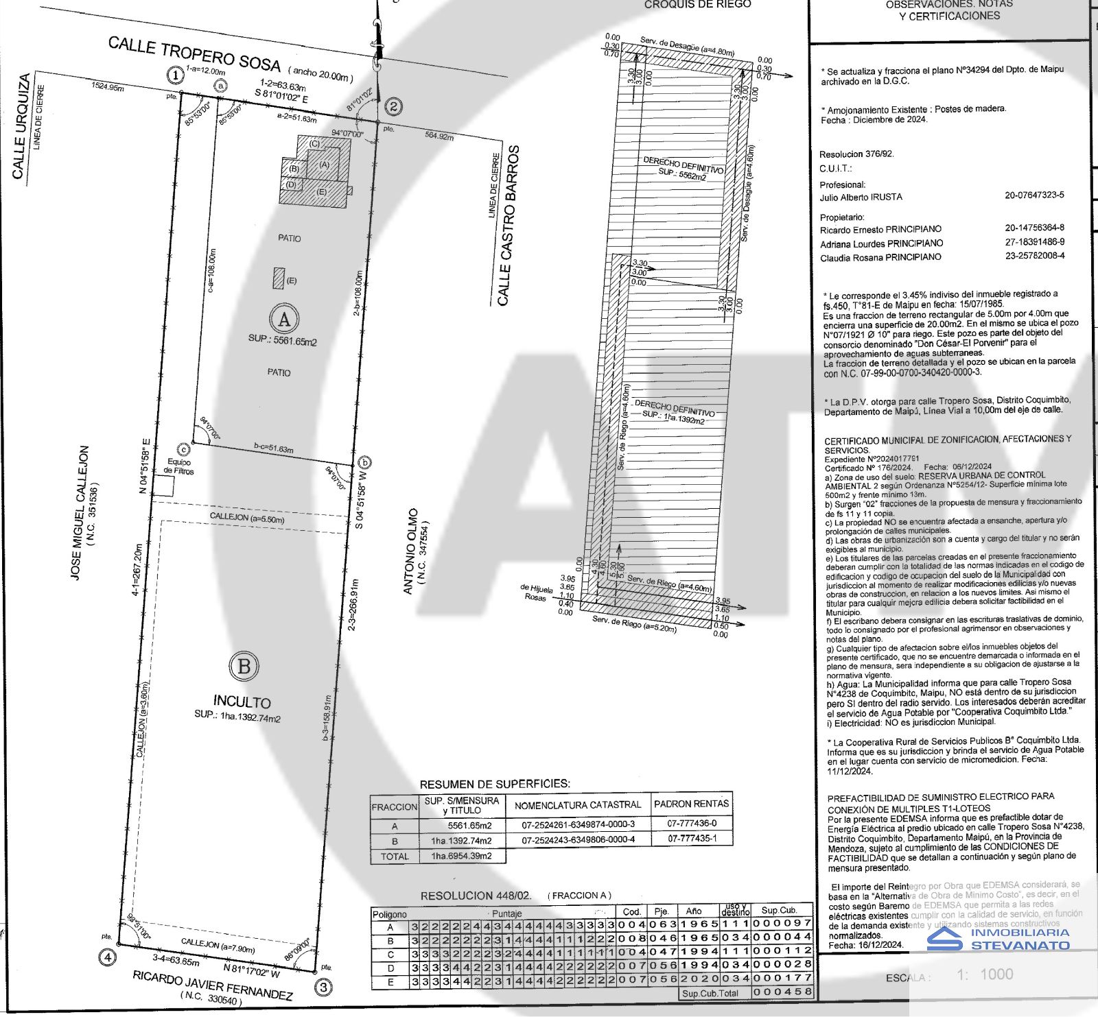 Terreno en Venta en Maipu, Mendoza