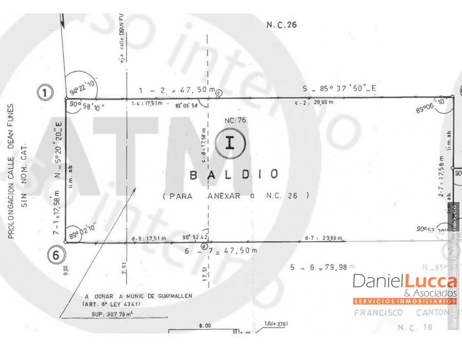 Terreno en Venta en Guaymallen, Mendoza