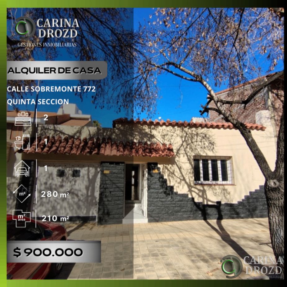 Casa en Alquiler en Capital, Mendoza