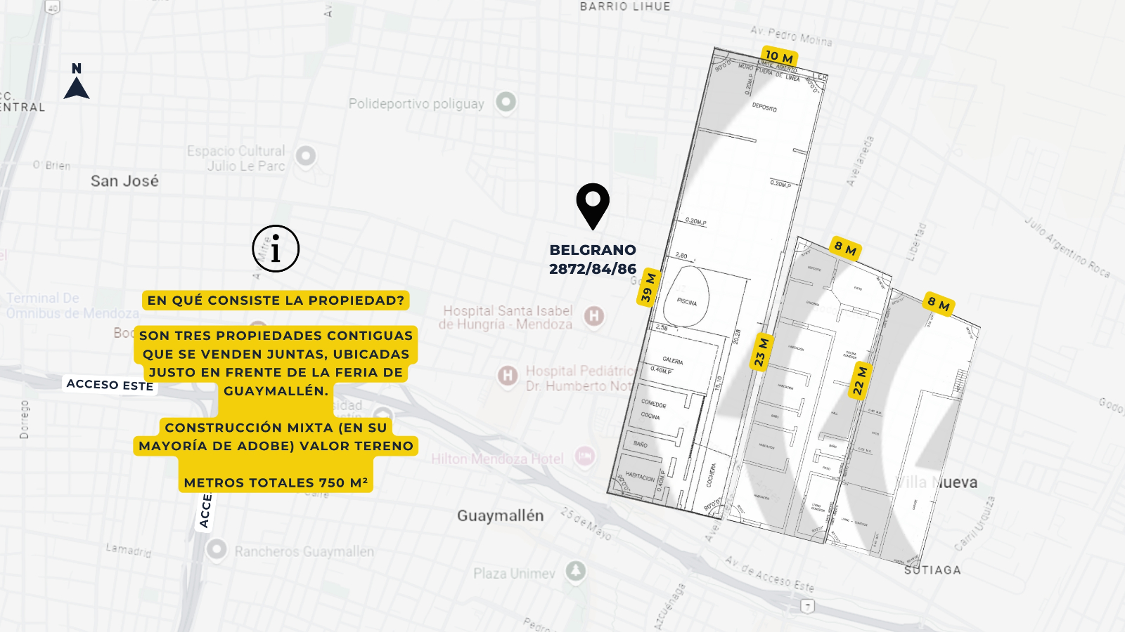 Terreno en Venta en Guaymallen, Mendoza