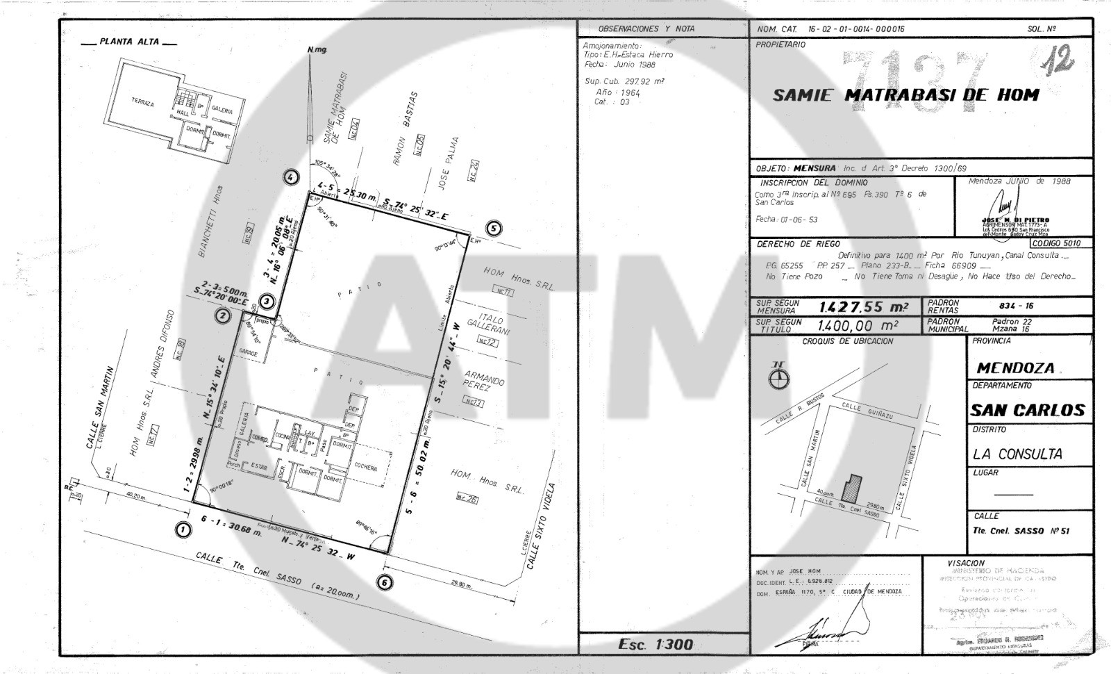 Casa en Venta en San Carlos, Mendoza