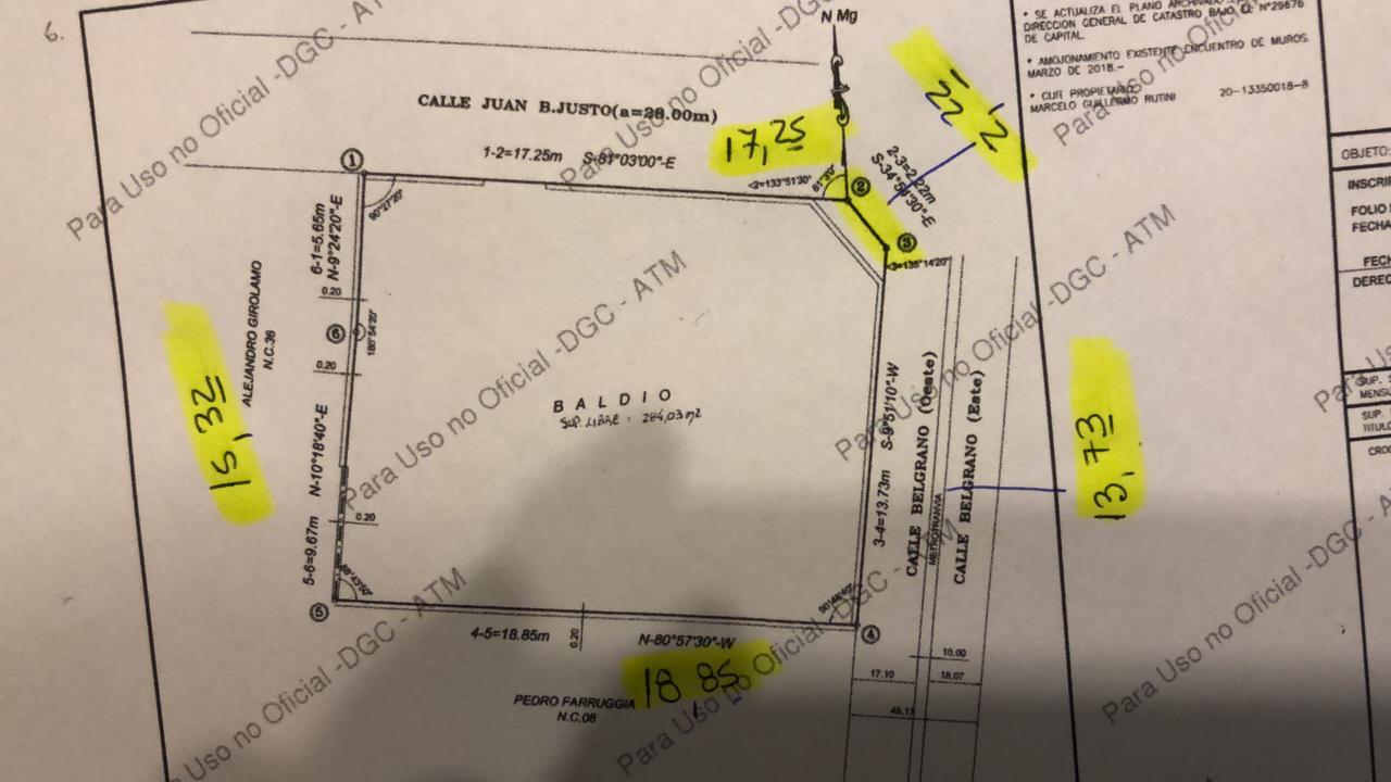 Terreno en Venta en Capital, Mendoza
