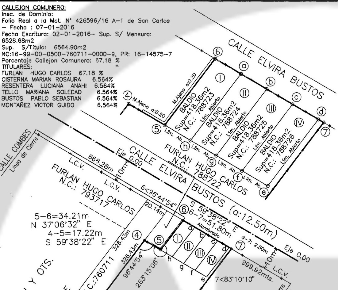 Terreno en Venta en San Carlos, Mendoza