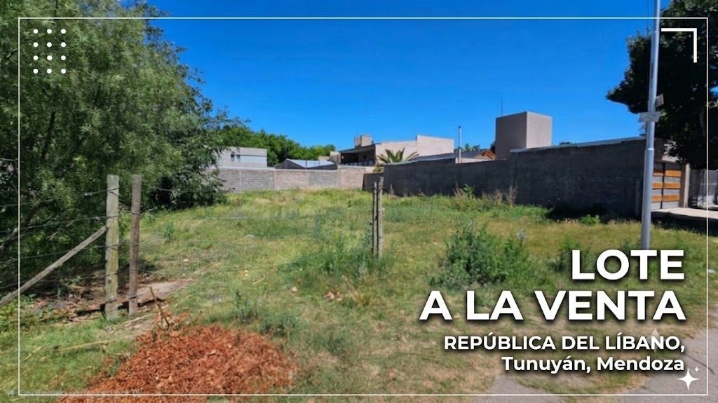 Terreno en Venta en Tunuyan, Mendoza