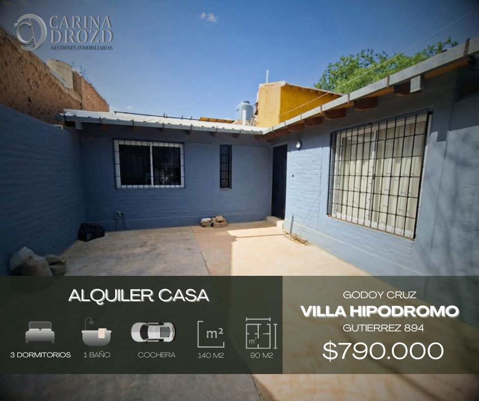 Casa en Alquiler en Godoy Cruz, Mendoza