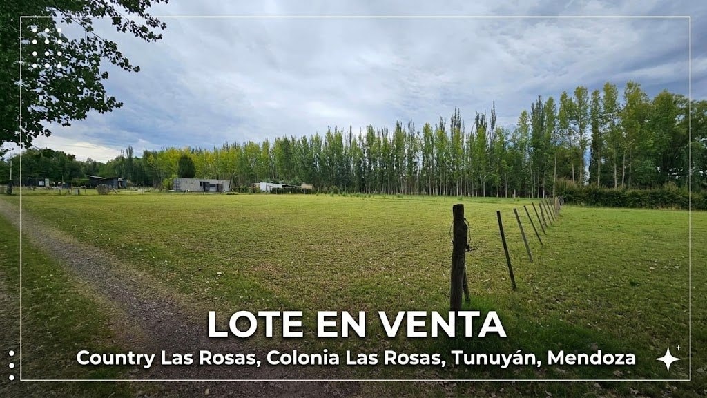 Terreno en Venta en Tunuyan, Mendoza
