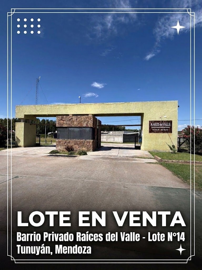 Tunuyan Lote en B° Raices del Valle
