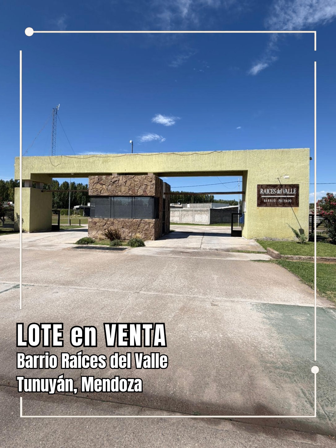 Tunuyan Lote en B° Raices del Valle