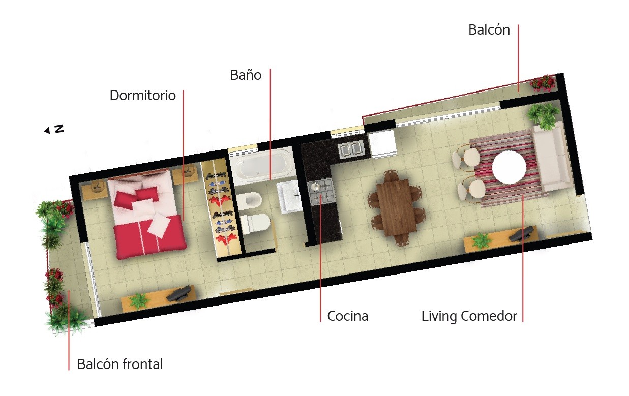 Departamento en Alquiler en Godoy Cruz, Mendoza