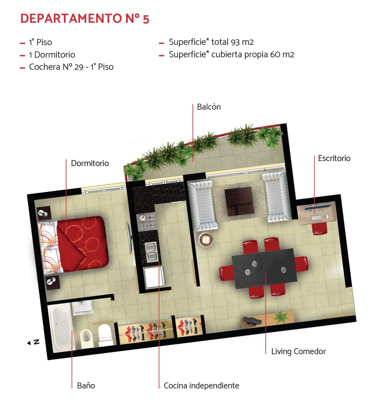 Departamento en Alquiler en Godoy Cruz, Mendoza