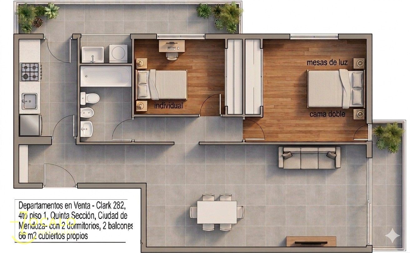 Departamento en Venta en Capital, Mendoza