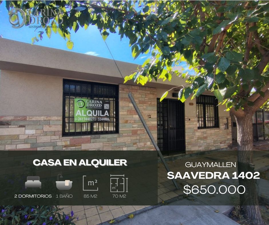 Casa en Alquiler en Guaymallen, Mendoza