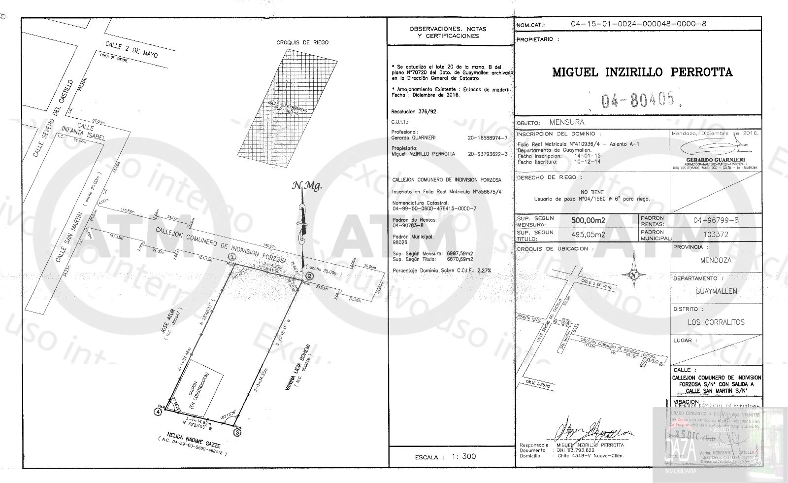 Terreno en Venta en Guaymallen, Mendoza
