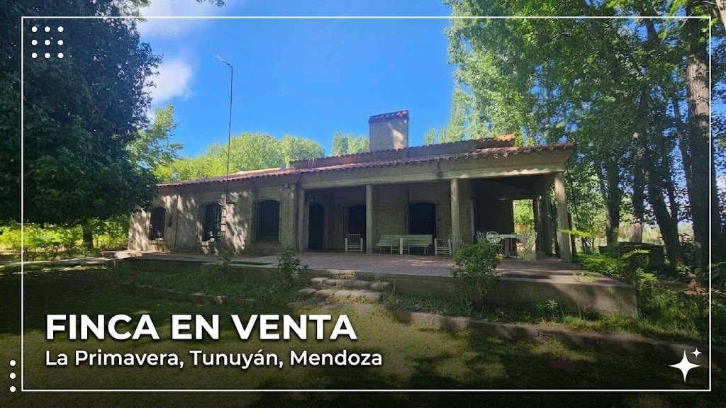 Finca en Venta en Tunuyan, Mendoza