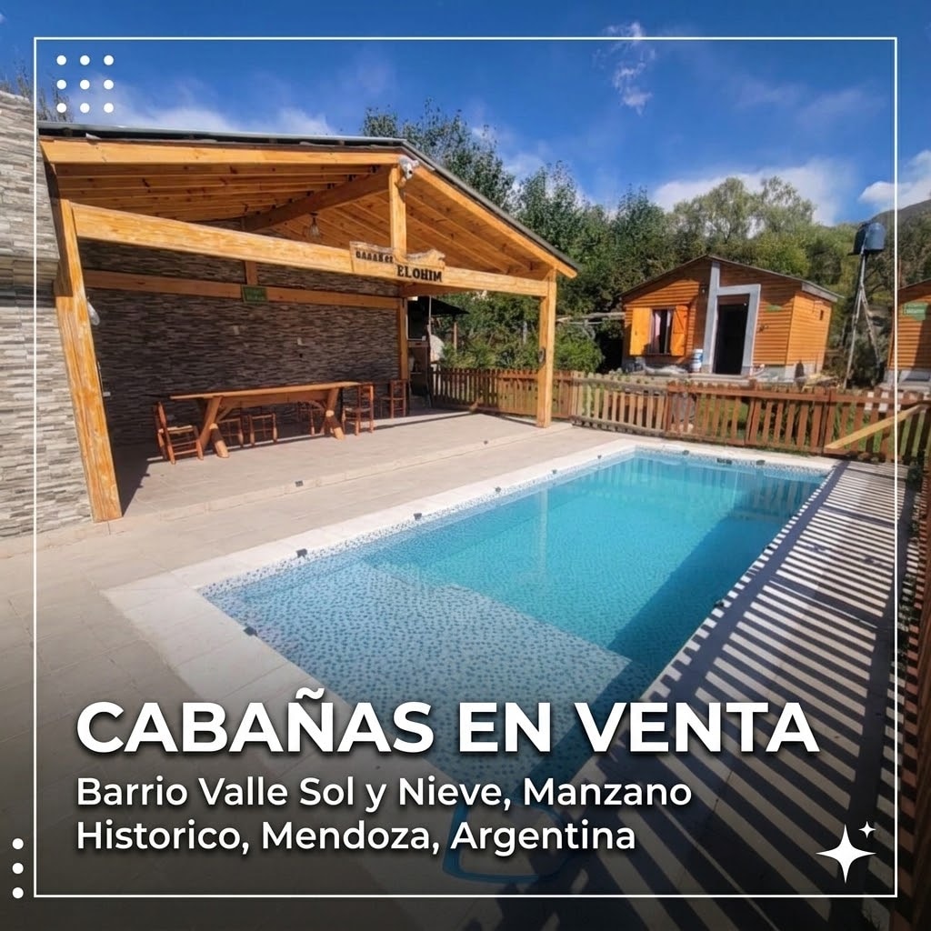 Tunuyan Cabañas Sol y Nieve, Manzano Historico, Mendoza, Argentina