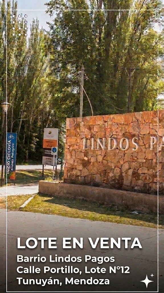 Tunuyan Lindos Pagos, Calle Portillo, Lote N°12, Tunuyán, Mendoza, Argentina