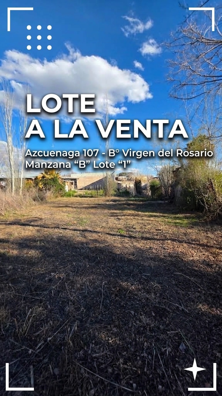Terreno en Venta en Tunuyan, Mendoza
