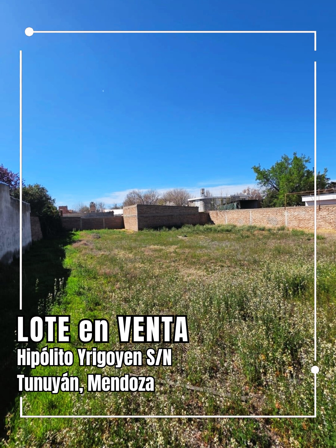 Tunuyan Hipólito Yrigoyen S/N