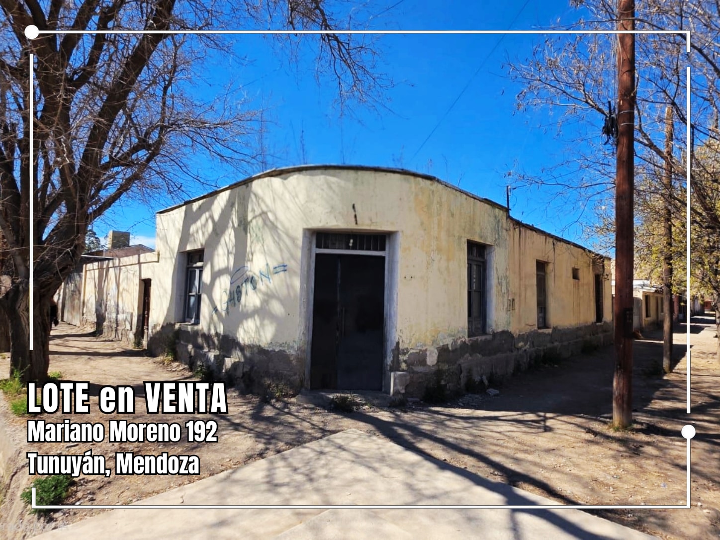 Terreno en Venta en Tunuyan, Mendoza